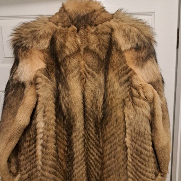 VINTAGE PADDOR'S COYOTE COAT SZ18 - Picture 2 of 9